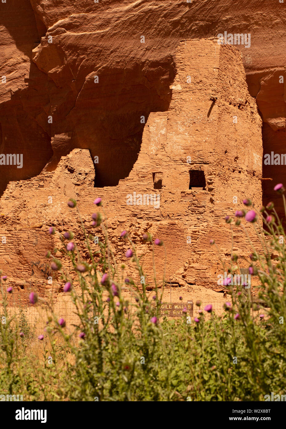Ruines archéologiques de Canyon de Chelly National Monument, Navajo Nation, Arizona Banque D'Images