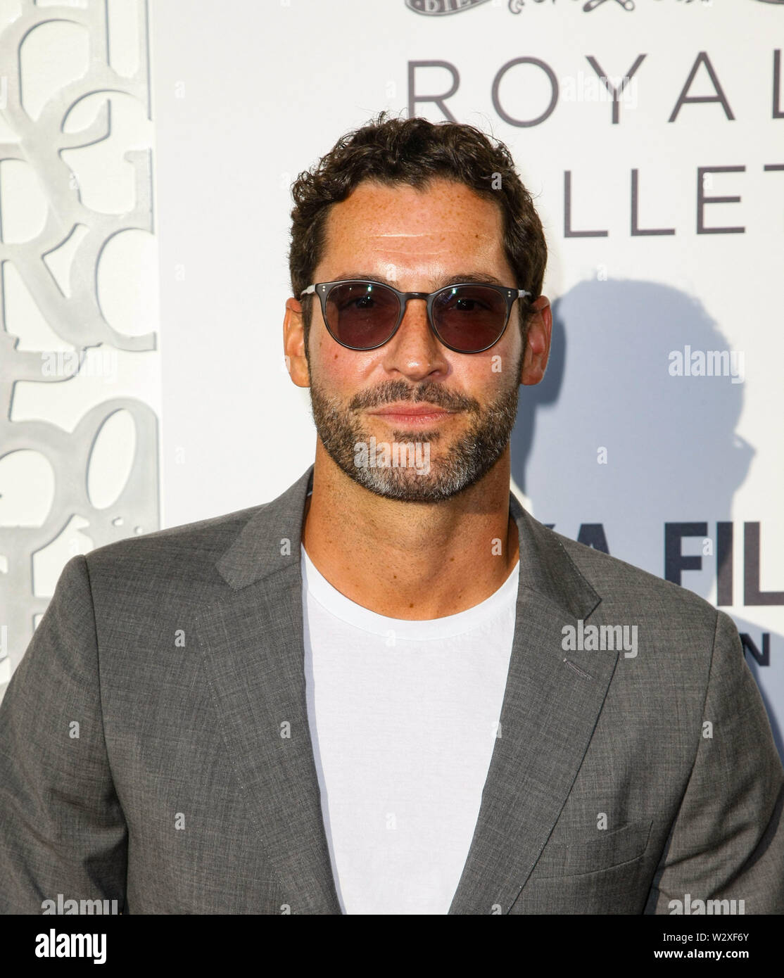 Los Angeles, Californie, USA. 10 juillet, 2019. Tom Ellis assiste à l'American Friends of Covent Garden 50e anniversaire célébration à Jean-Georges-Beverly Hills le 10 juillet 2019 à Beverly Hills, Californie. Photo : imageSPACE/MediaPunch Banque D'Images