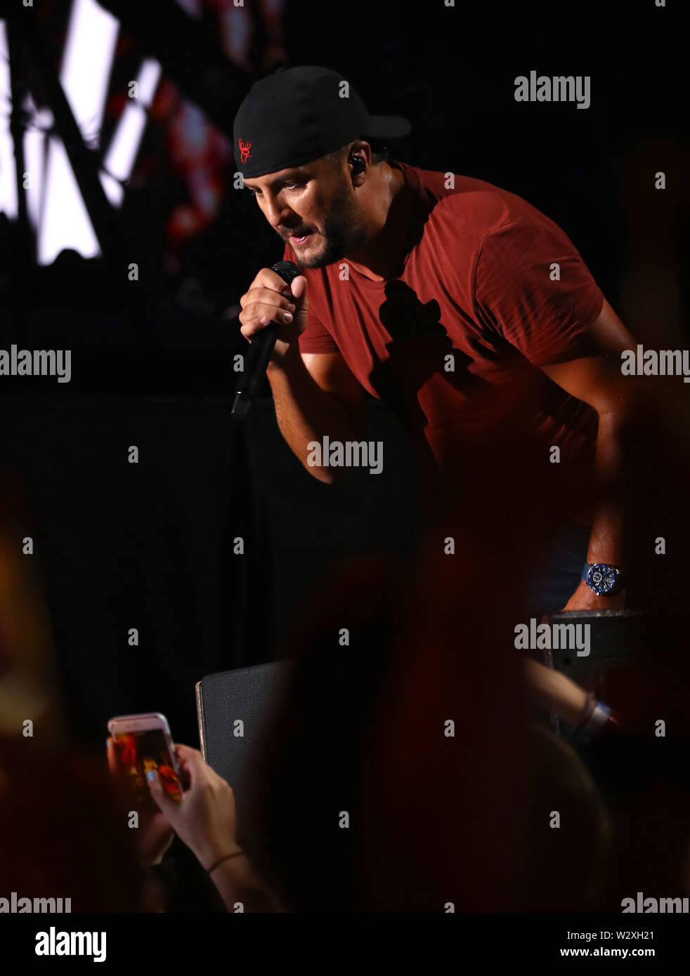 CMA Music Festival 2019 Jour 4 concerts au Nissan stadium avec : Luke Bryan Où : Nashville, Tennessee, United States Quand : 10 Juin 2019 Crédit : Judy Eddy/WENN.com Banque D'Images