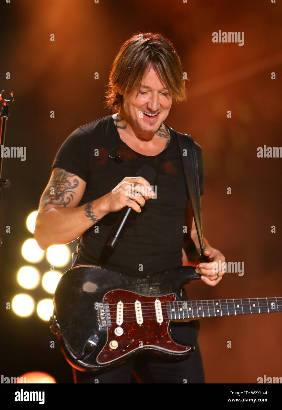 CMA Music Festival 2019 Jour 4 concerts au Nissan stadium avec : Keith Urban Où : Nashville, Tennessee, United States Quand : 10 Juin 2019 Crédit : Judy Eddy/WENN.com Banque D'Images