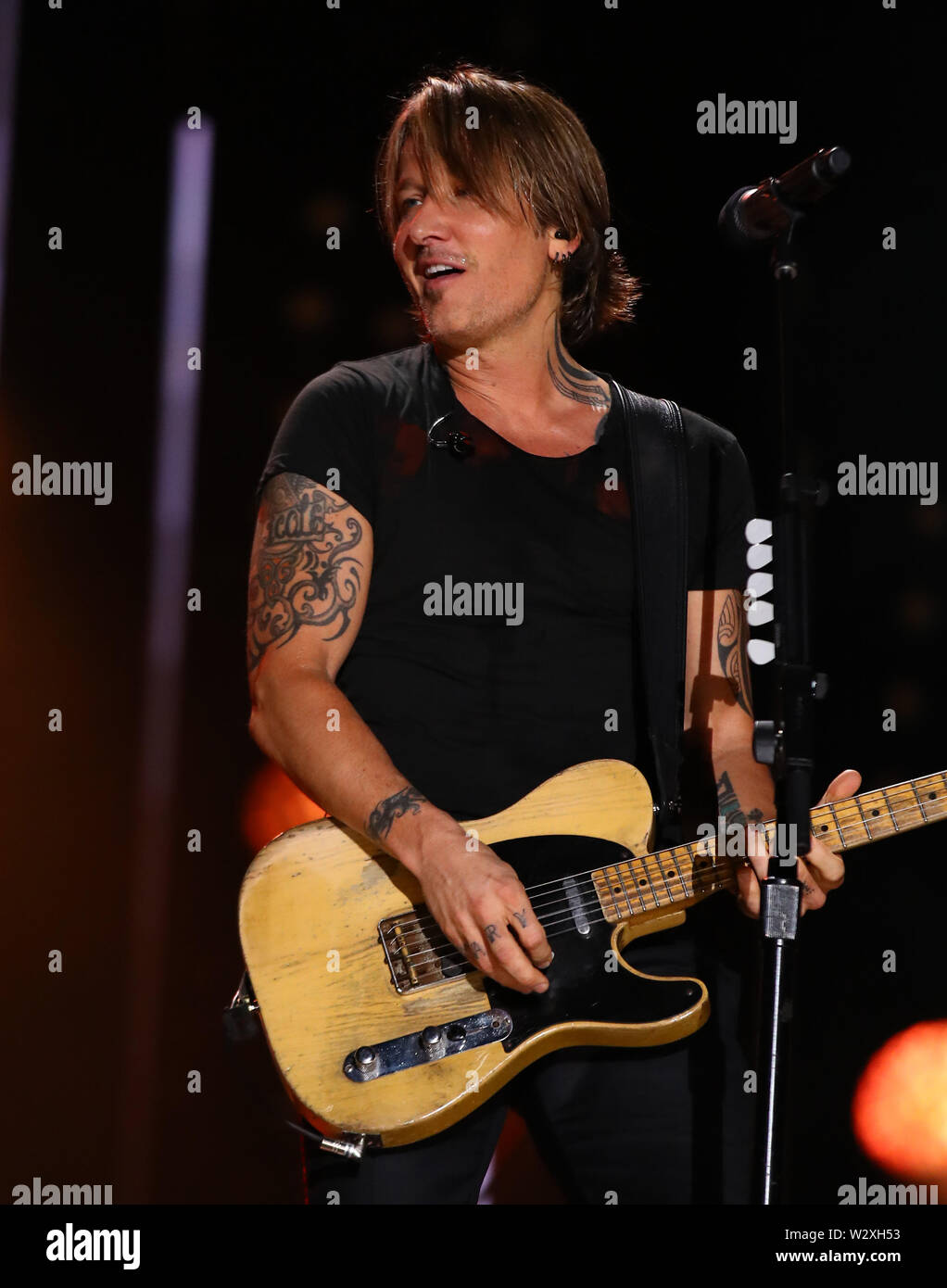 CMA Music Festival 2019 Jour 4 concerts au Nissan stadium avec : Keith Urban Où : Nashville, Tennessee, United States Quand : 10 Juin 2019 Crédit : Judy Eddy/WENN.com Banque D'Images