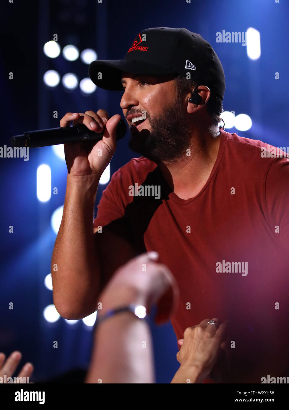 CMA Music Festival 2019 Jour 4 concerts au Nissan stadium avec : Luke Bryan Où : Nashville, Tennessee, United States Quand : 10 Juin 2019 Crédit : Judy Eddy/WENN.com Banque D'Images