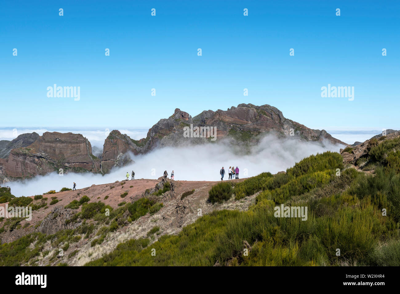 Le Portugal, l'île de Madère, Pico do Arieiro Banque D'Images