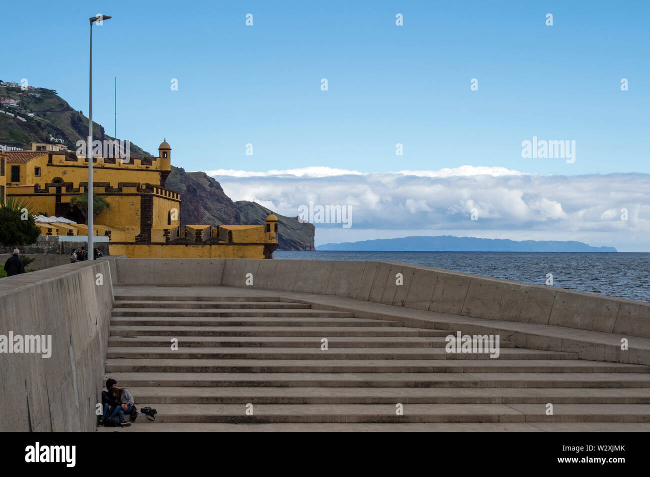 Le Portugal, l'île de Madère, Funchal, la forteresse de Sao Tiago Banque D'Images