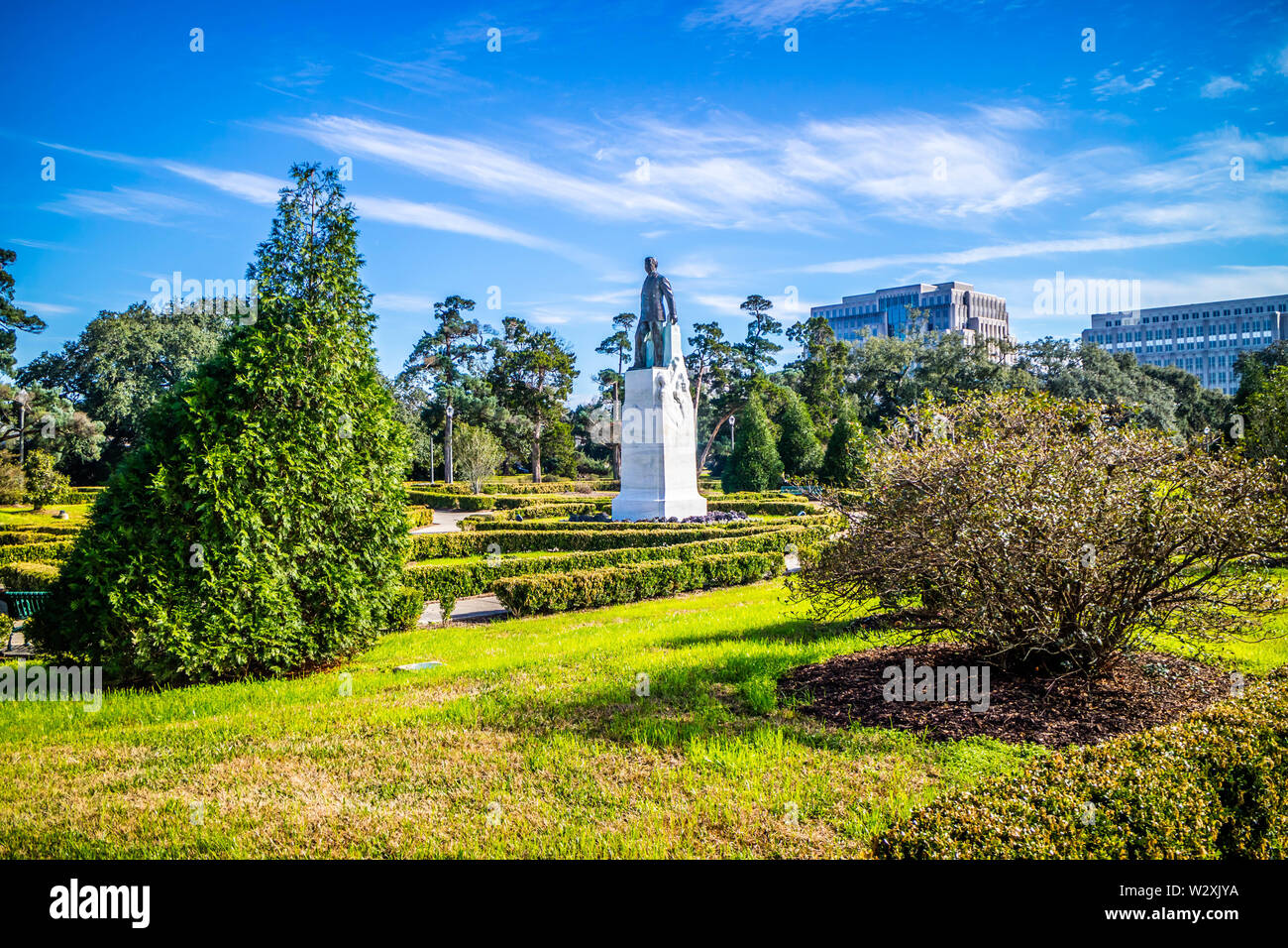 Baton Rouge, LA, USA - Jan 20, 2017 : Un Huey P. Long tombe et monument. Banque D'Images