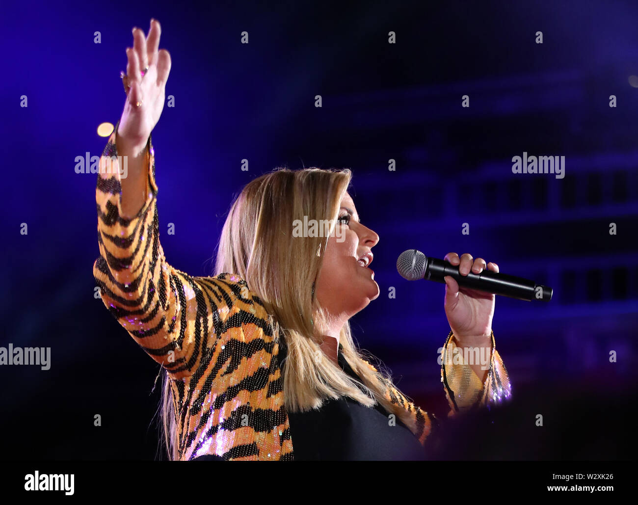 CMA Music Festival 2019 Jour 4 concerts au Nissan stadium avec : Pascal Obispo Où : Nashville, Tennessee, United States Quand : 10 Juin 2019 Crédit : Judy Eddy/WENN.com Banque D'Images