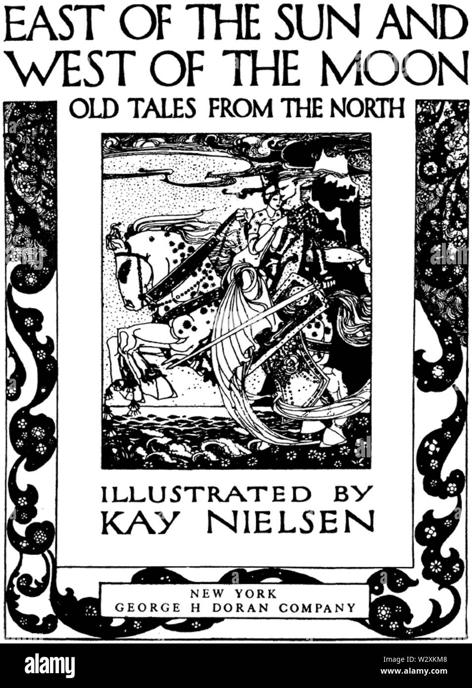 Kay Nielsen - à l'Est du soleil et à l'ouest de la lune - Tpage Banque D'Images