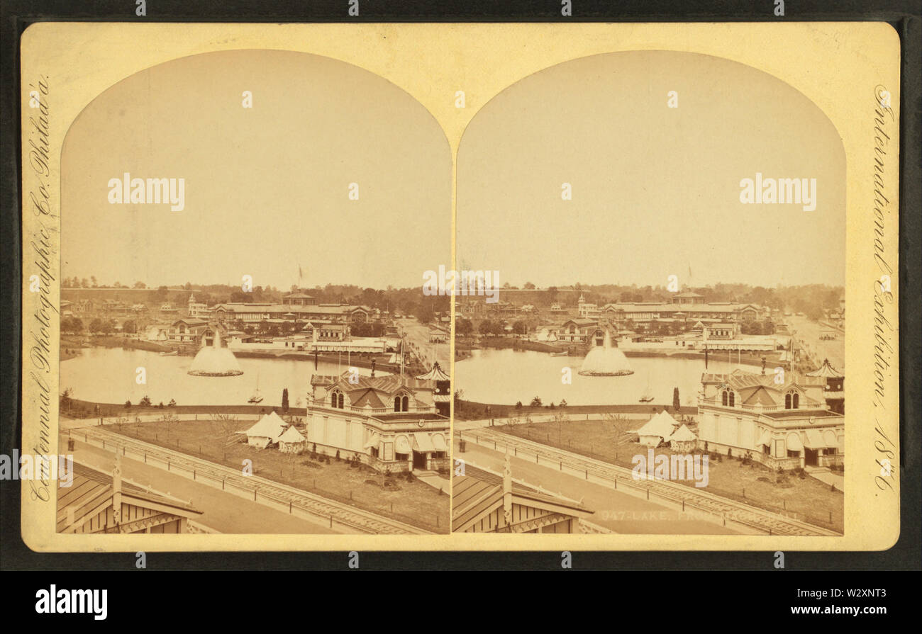 Lake, de la Mach(inery) Hall, par le Centennial Photographic Co Banque D'Images