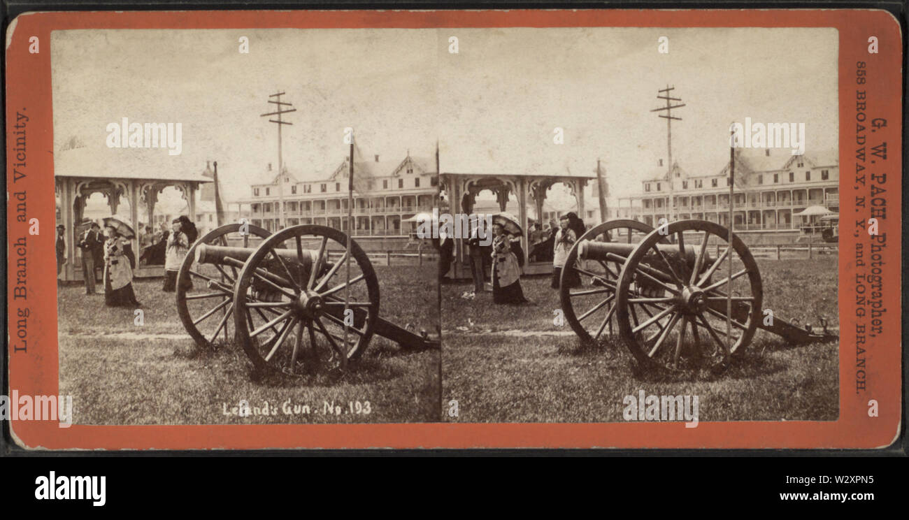 L'arme de Leland, de Robert N Dennis collection de vues stéréoscopiques Banque D'Images