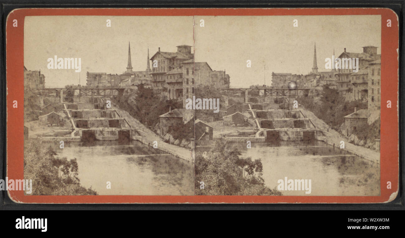 Serrures, par C A Stacey Banque D'Images