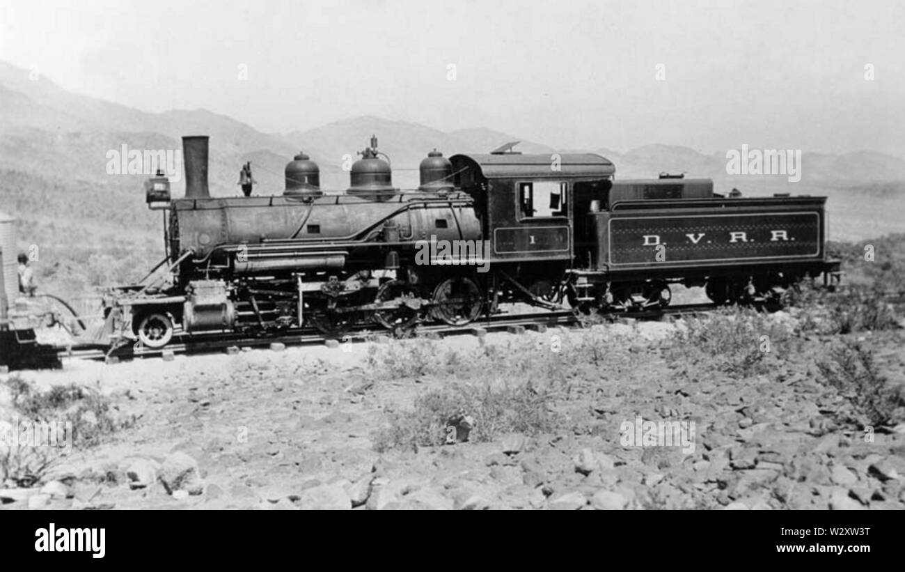 Pas de locomotive 1 de la Death Valley Railroad Banque D'Images
