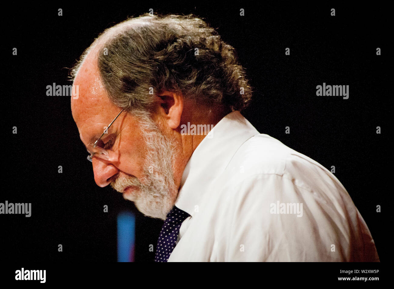 L'ancien gouverneur du New Jersey Jon Corzine des conférences à l'Université de Princeton. Banque D'Images