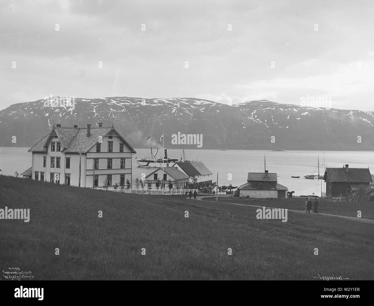 Lyngseidet, 1906 Banque D'Images