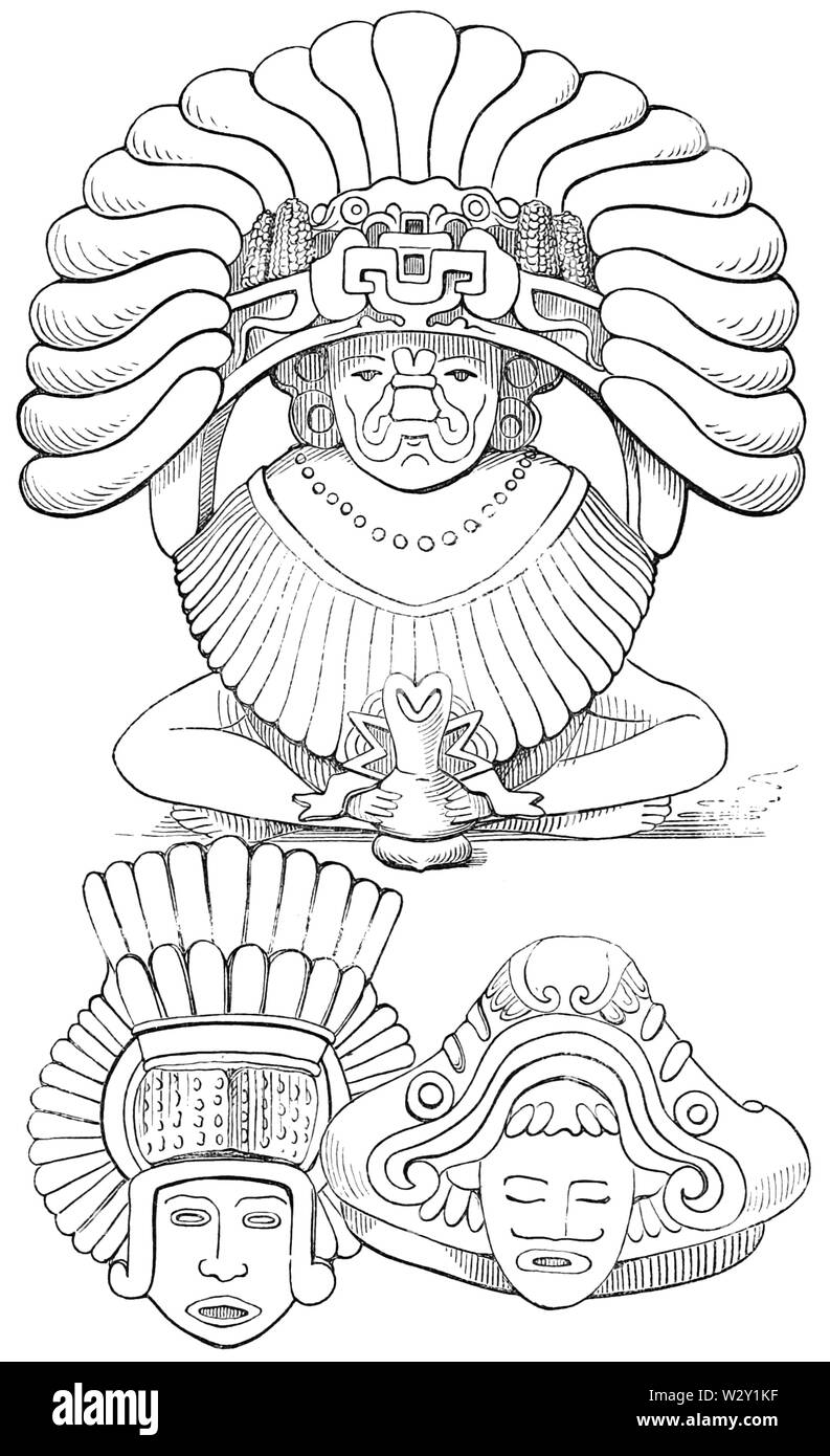 MASR V2 D253 Les chiffres de Oaxaca Banque D'Images