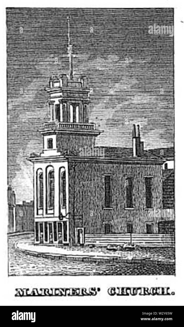 MarinersChurch PictureOfBoston 1838 Bowen Banque D'Images