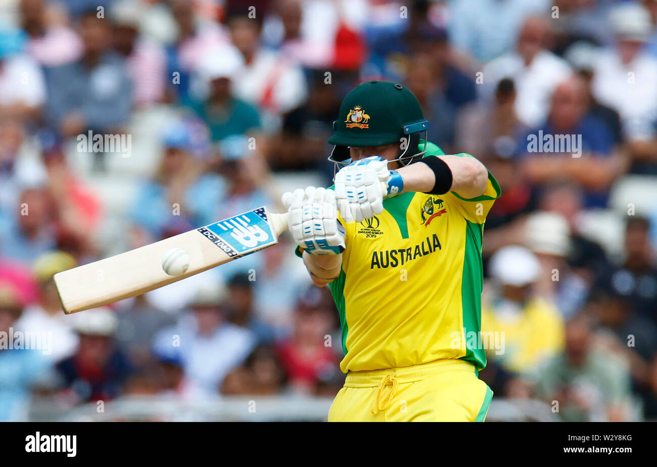 Birmingham, UK. 11 juillet, 2019. Steve Smith, de l'Australie au cours d'ICC Cricket World Cup demi-finale entre l'Angleterre et l'Australie à l'Edgbaston le 11 juillet 2019 à Birmingham en Angleterre. Action Crédit : Foto Sport/Alamy Live News Banque D'Images