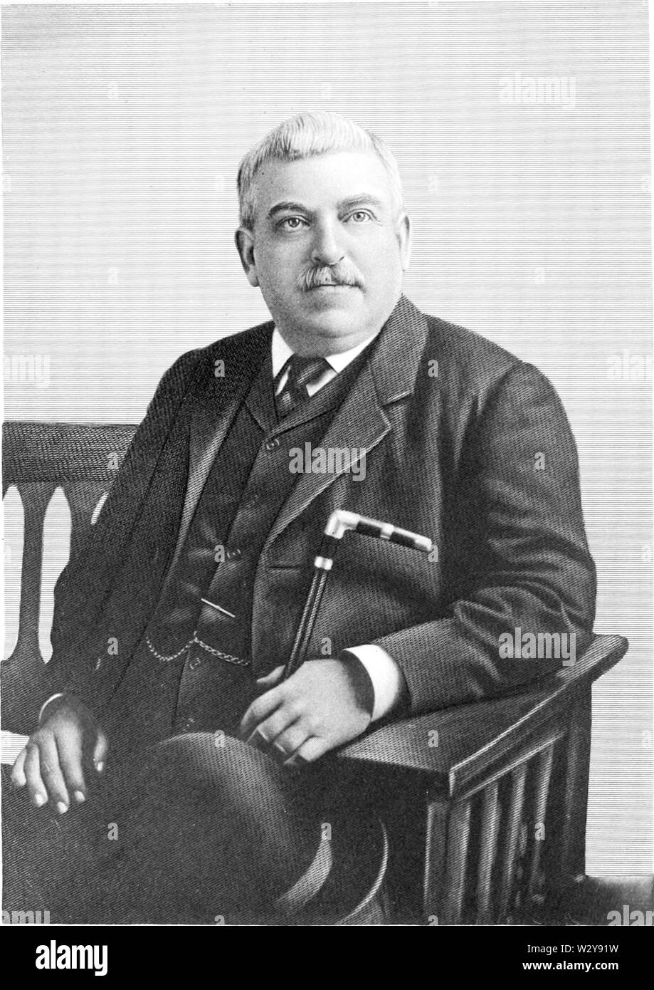 Les hommes de Mark 136 William Curtis Banque D'Images