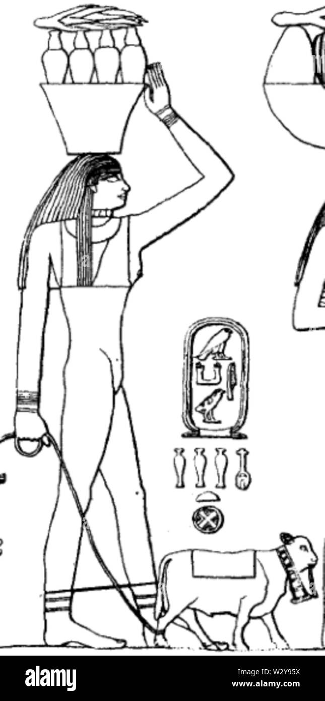 Menkauhor propriété agricole Banque D'Images