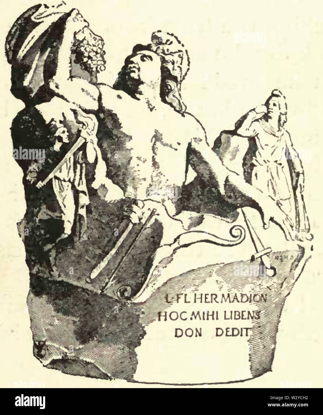 Mithra, né de la roche, p 131 Banque D'Images