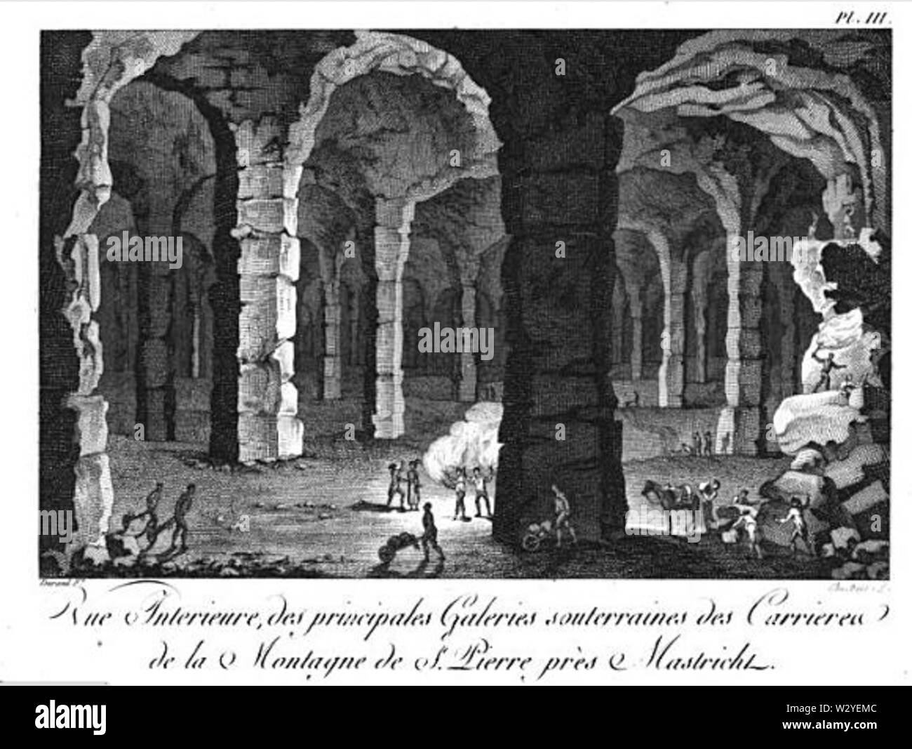 Mont St Peter - Faujas de Saint-Fond Banque D'Images