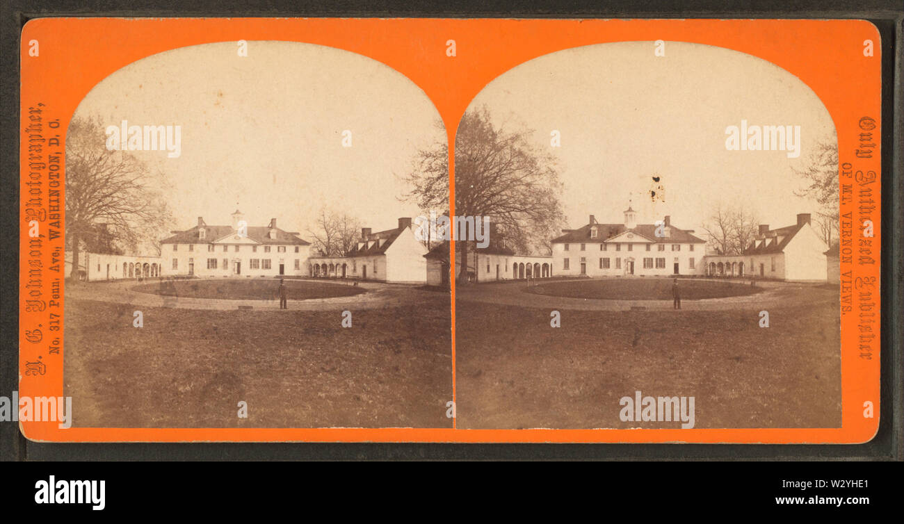 Mt Vernon hôtel particulier, à l'ouest, ou, avant d'origine par N G Johnson 3 Banque D'Images
