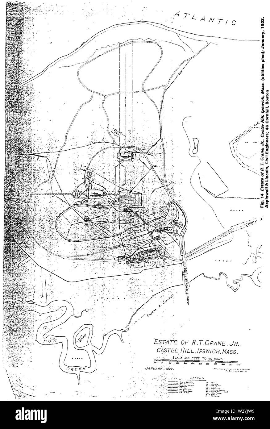 Castle Hill PNSR sur le crane Estate aucun77000183-55 Banque D'Images