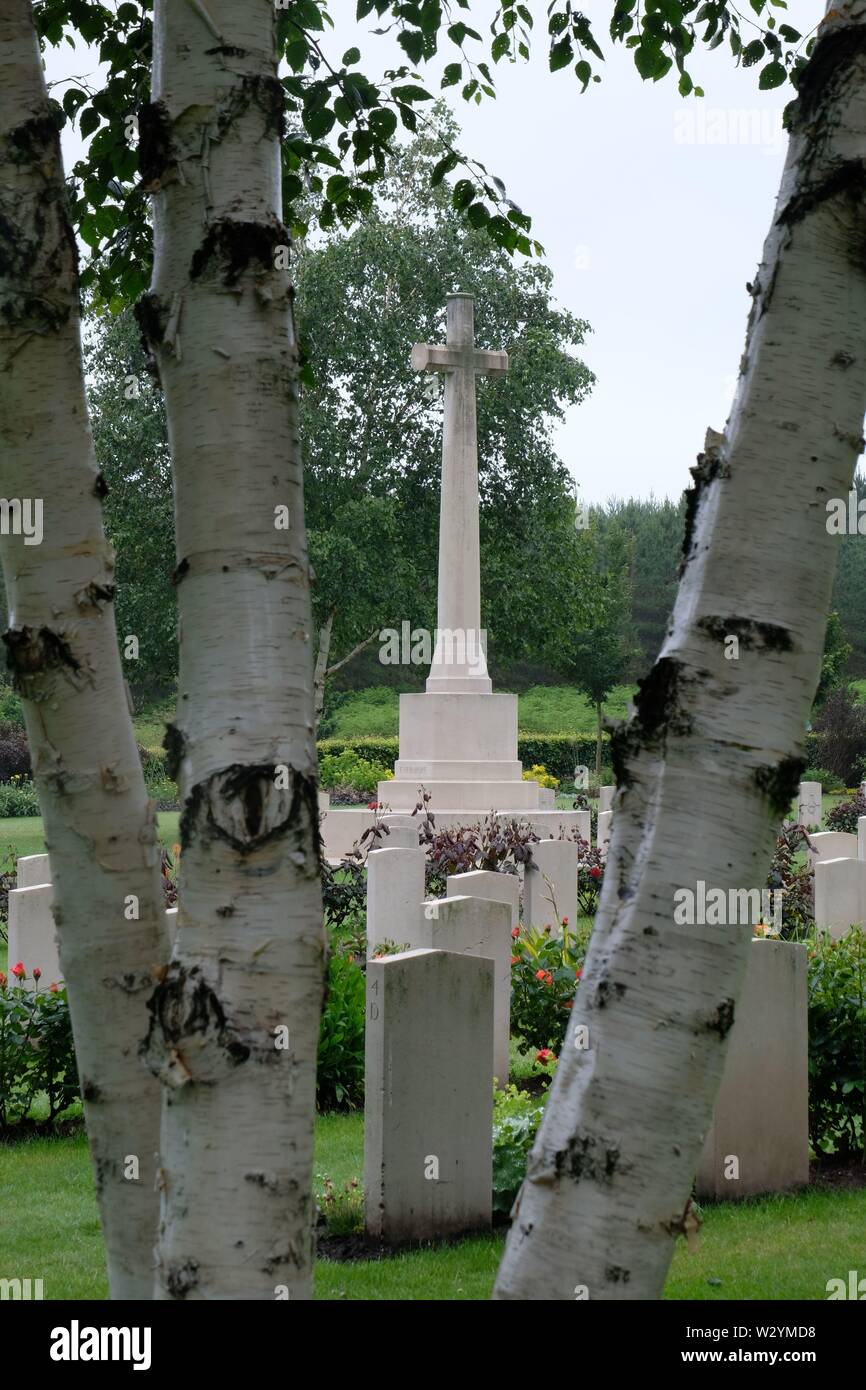 Cimetière de guerre allemand de Cannock Chase Banque D'Images