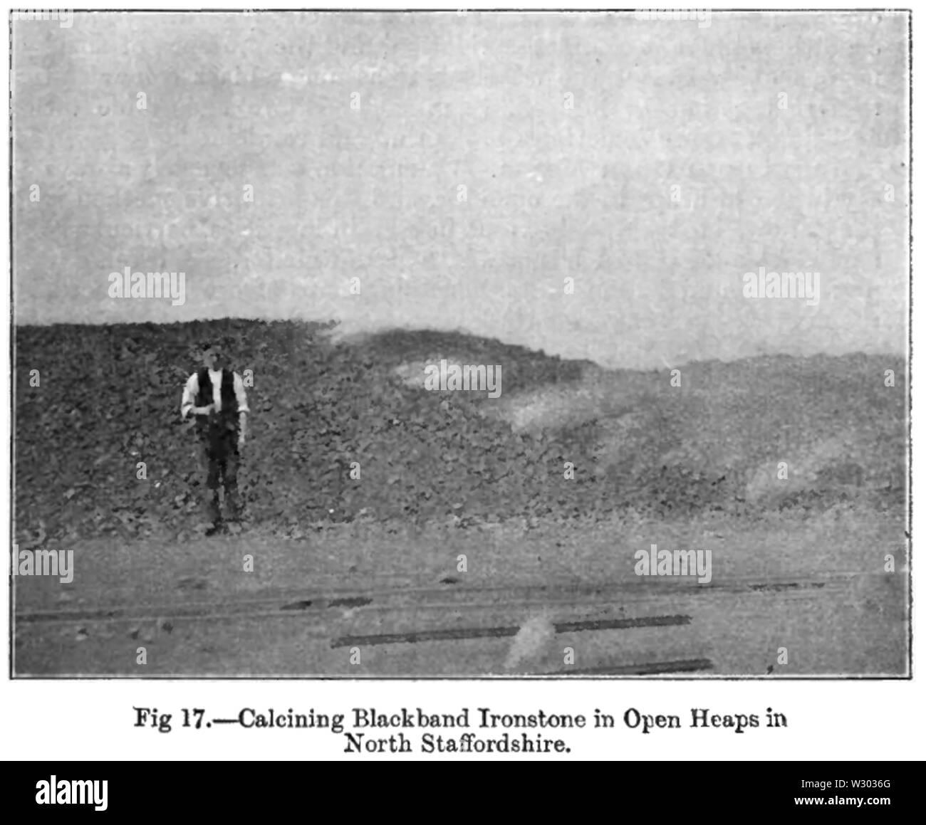 La torréfaction des tas ouvert Turner Banque D'Images