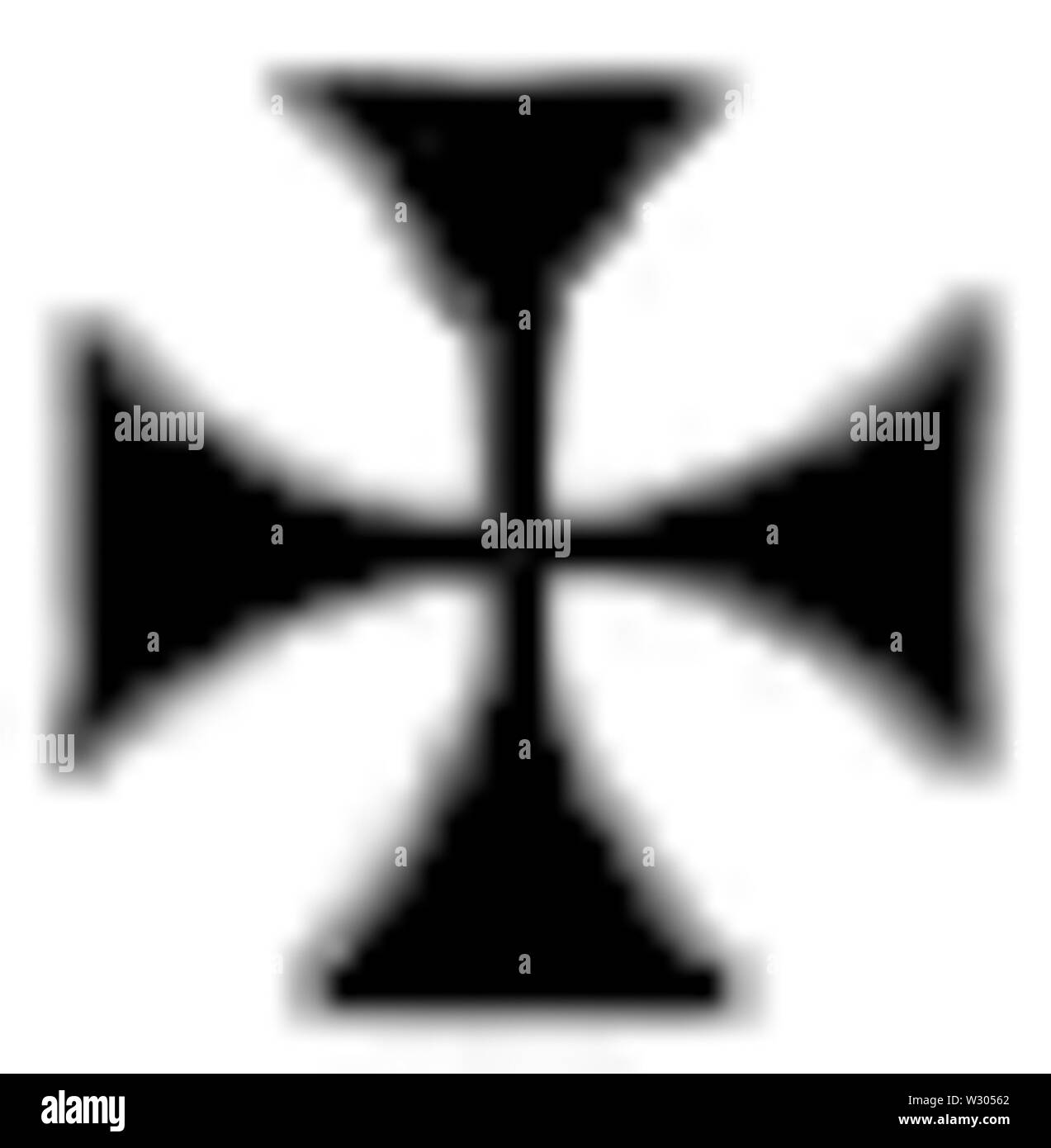 Le PEF D103 croix de malte Banque D'Images