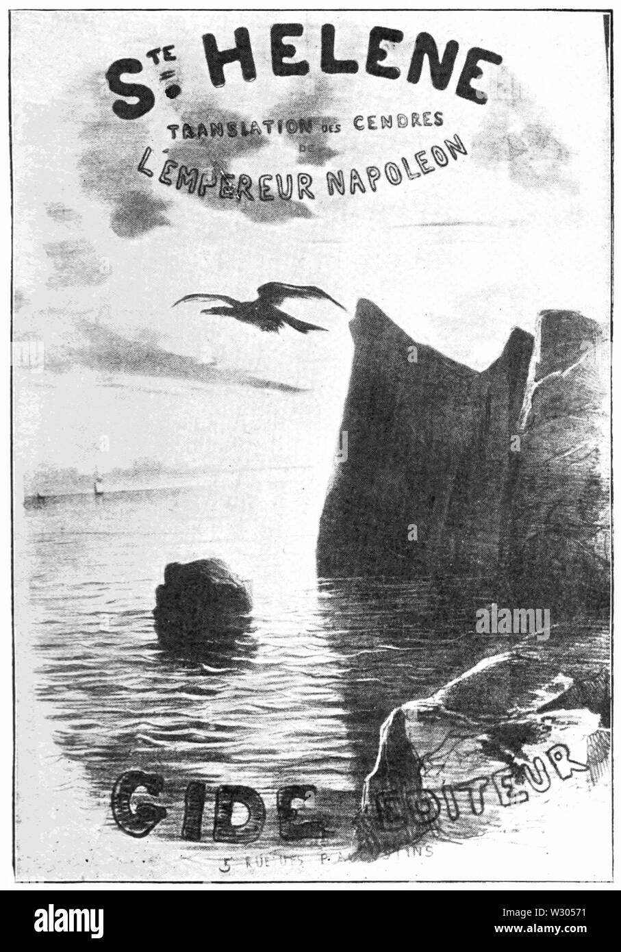 PP D035 ste helene l'emperur Napoléon Banque D'Images