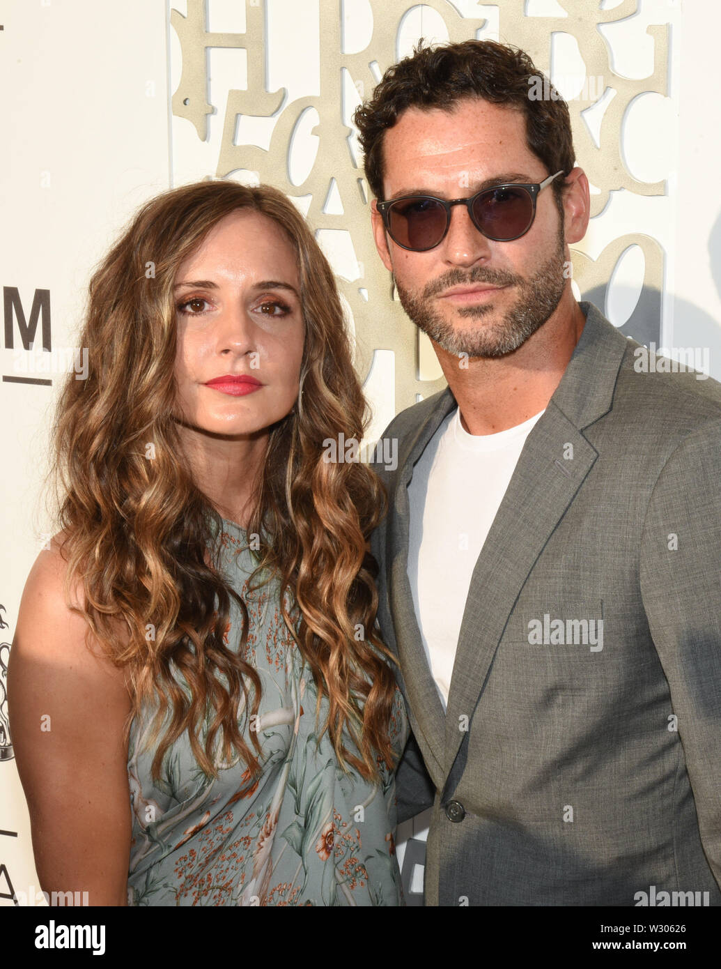 10 juillet 2019 - Los Angeles, Californie, États-Unis - 10 juillet 2019 - Los Angeles, Californie - Meaghan Oppenheimer, Tom Ellis. Amis américains de Covent Garden fête ses 50 ans avec un événement spécial pour la Royal Opera House et le Royal Ballet du Waldorf Astoria. Crédit photo : Billy/Bennight AdMedia (crédit Image : © Bennight/AdMedia via Zuma sur le fil) Banque D'Images