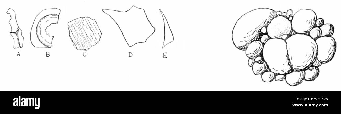 PSM V54 D238 Flakes et particules de cendres volcaniques Banque D'Images