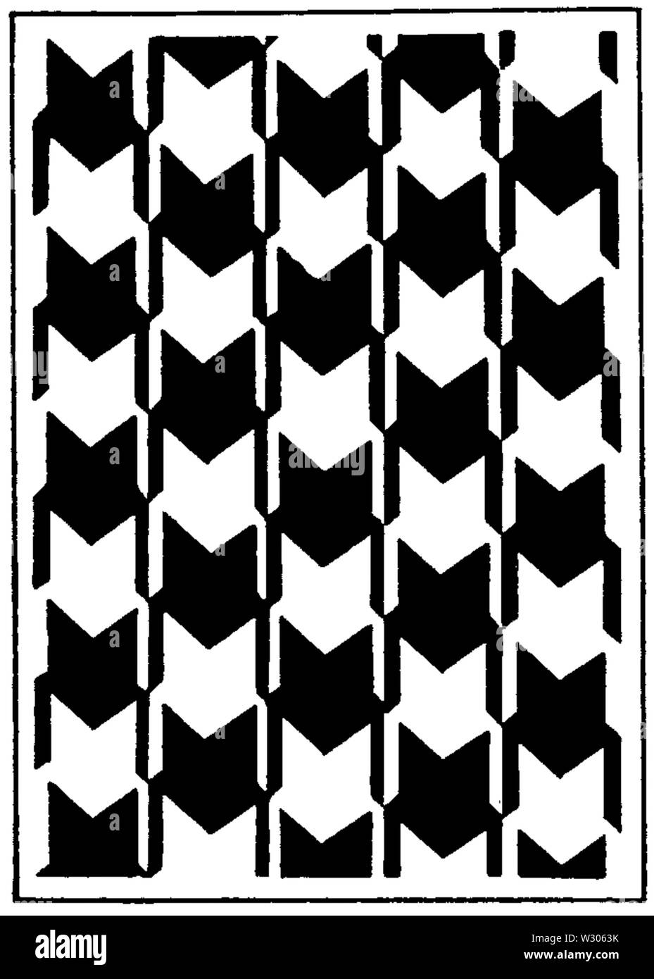 PSM V54 D320 la création d'illusion optique 1 modèles Banque D'Images