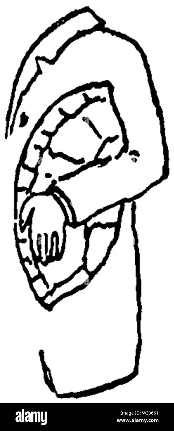 PSM V54 D735 instrument de percussion de la carapace de tortue Banque D'Images