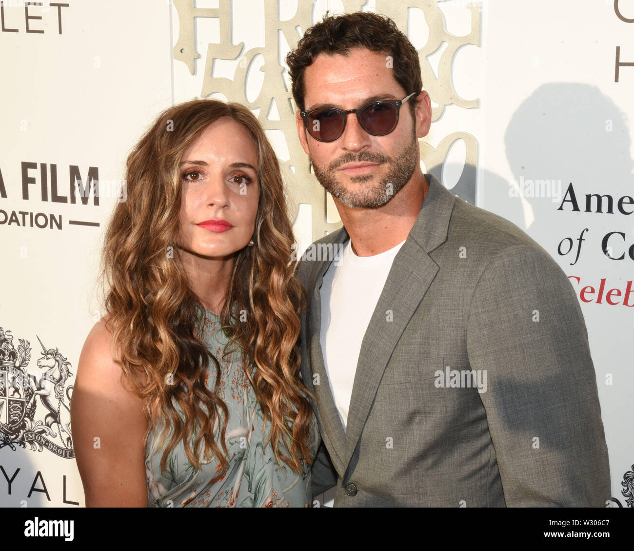 10 juillet 2019 - Los Angeles, Californie, États-Unis - 10 juillet 2019 - Los Angeles, Californie - Meaghan Oppenheimer, Tom Ellis. Amis américains de Covent Garden fête ses 50 ans avec un événement spécial pour la Royal Opera House et le Royal Ballet du Waldorf Astoria. Crédit photo : Billy/Bennight AdMedia (crédit Image : © Bennight/AdMedia via Zuma sur le fil) Banque D'Images