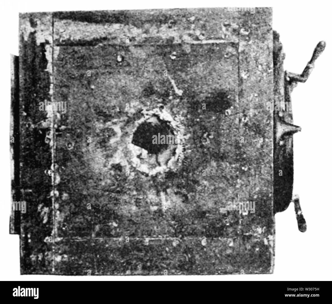 PSM V56 D0464-perforés par cartouche de dynamite creux Banque D'Images