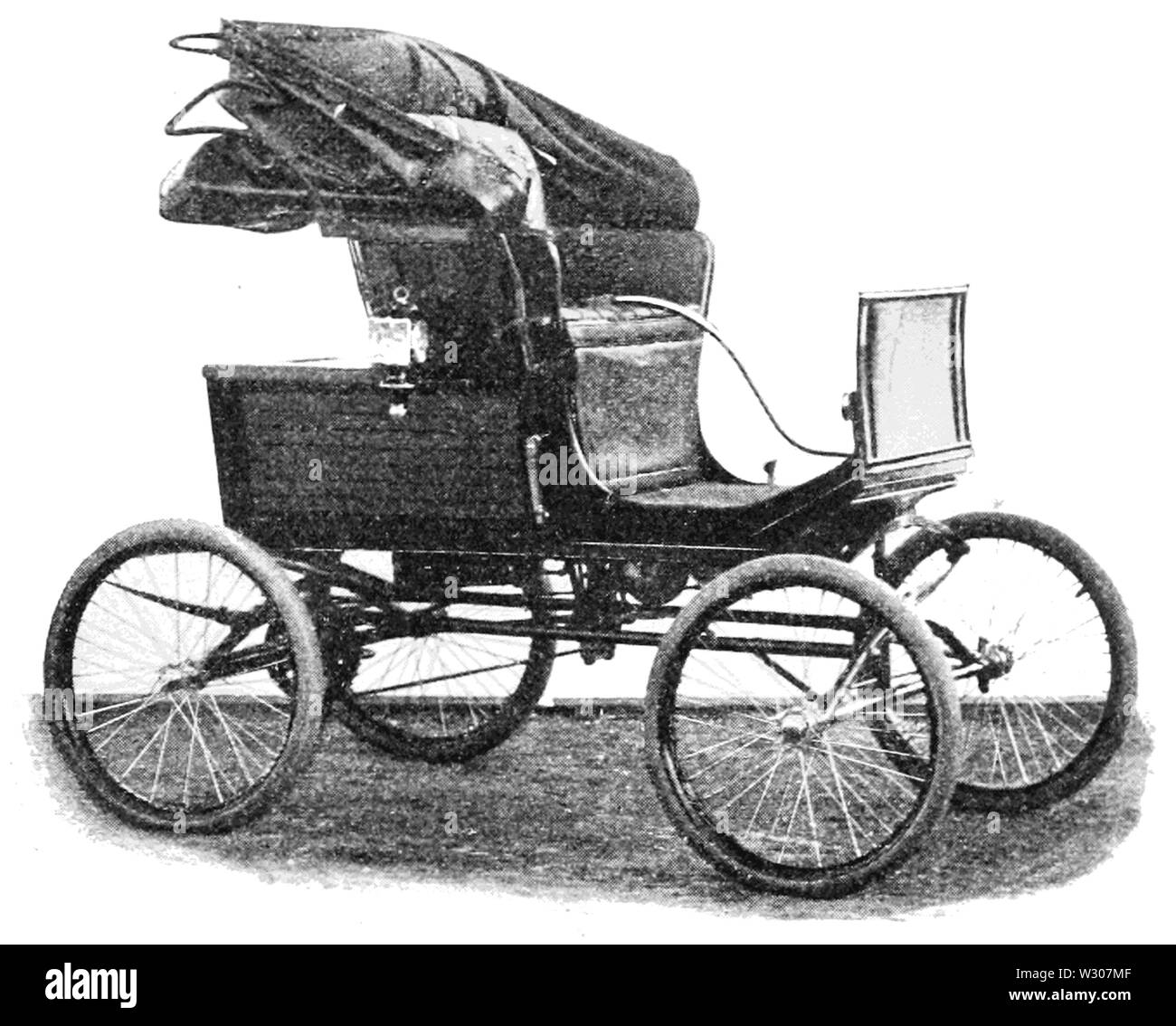 PSM V57 D425 American chariot à vapeur de 1900 Banque D'Images