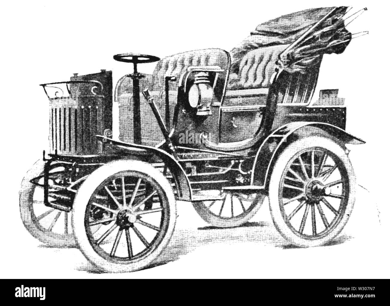 PSM V57 D423 Chariot à vapeur Serpollet de conception française moderne Banque D'Images