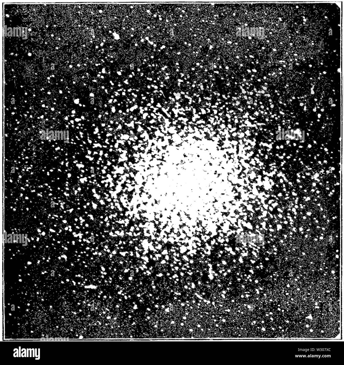 PSM V58 D023 omega Centauri Cluster à partir de l'observatoire du cap Banque D'Images
