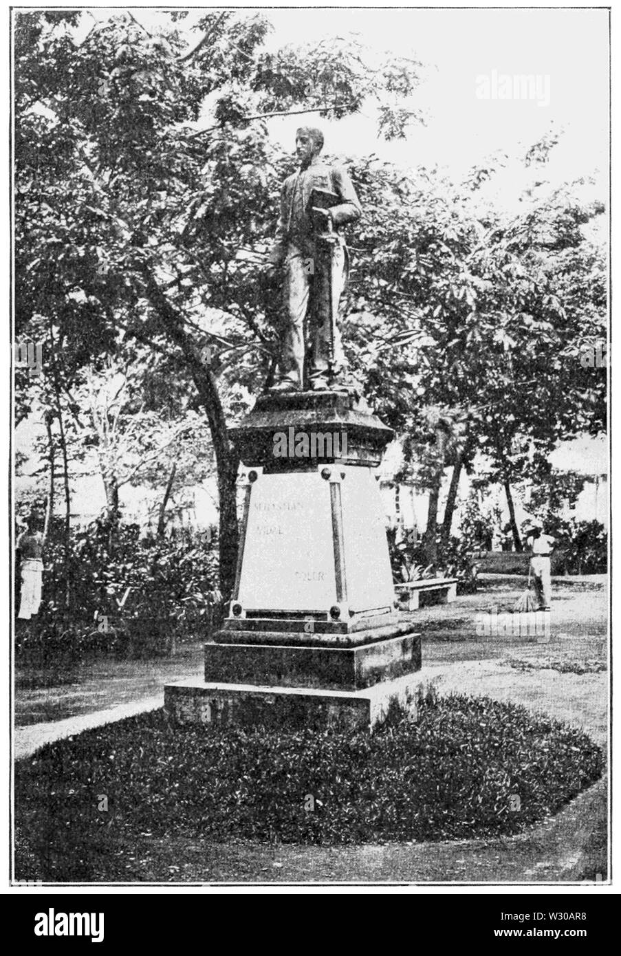 PSM V64 D290 Statue de Sébastien Vidal à manille Banque D'Images