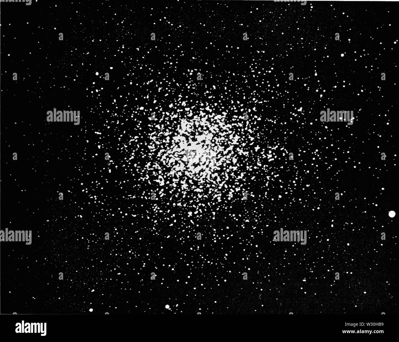 PSM V69 D181 Amas globulaire du centaure et ses étoiles variables Banque D'Images