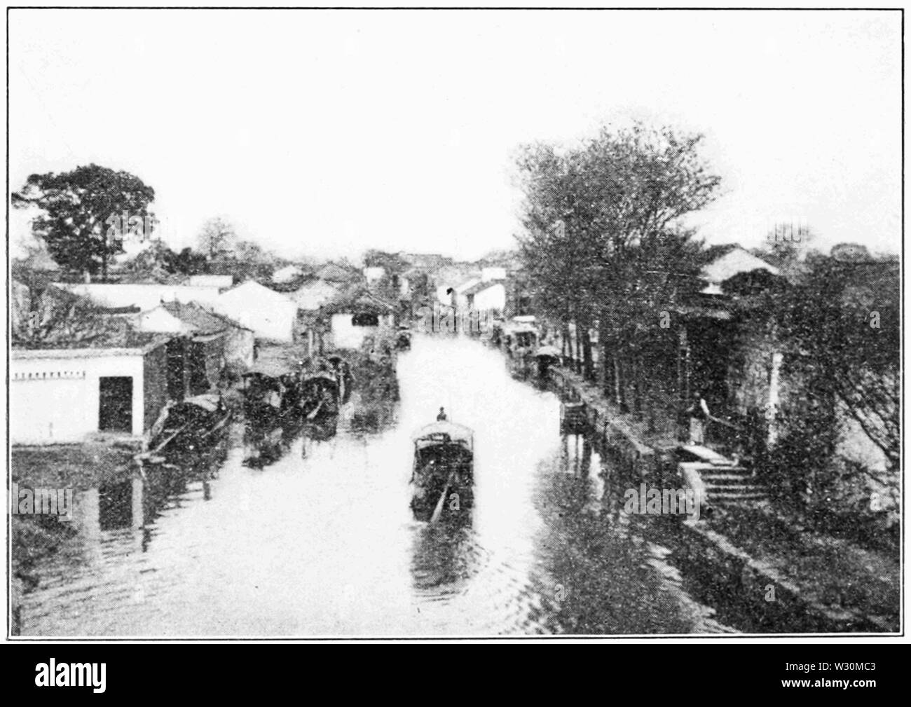 PSM V72 D116 Série de villages sur la route de la rivière Banque D'Images