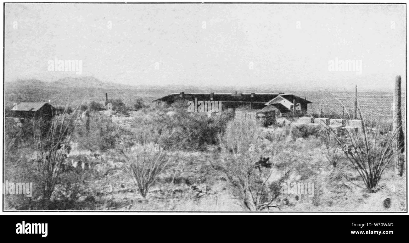 PSM V76 D311 bâtiment principal laboratoire du désert dans la région de Tucson arizona Banque D'Images