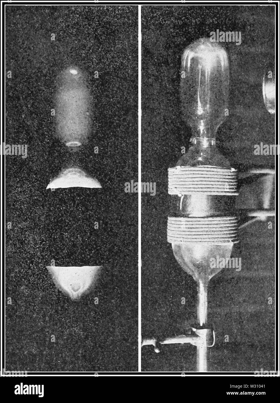 PSM V79 D205 tube à vide de la phosphorescence du gaz Banque D'Images