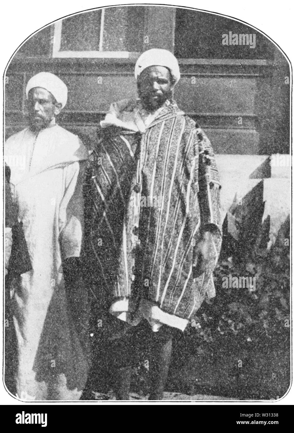 PSM V82 D020 arabes africains en attente d'examen à Ellis Island Banque D'Images