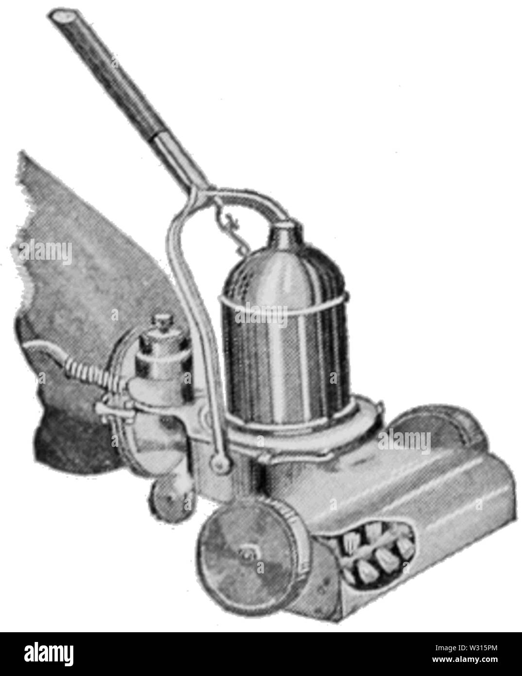 PSM V88 D135 La combinaison d'un pinceau et d'une pompe d'aspiration dans un environnement plus Banque D'Images