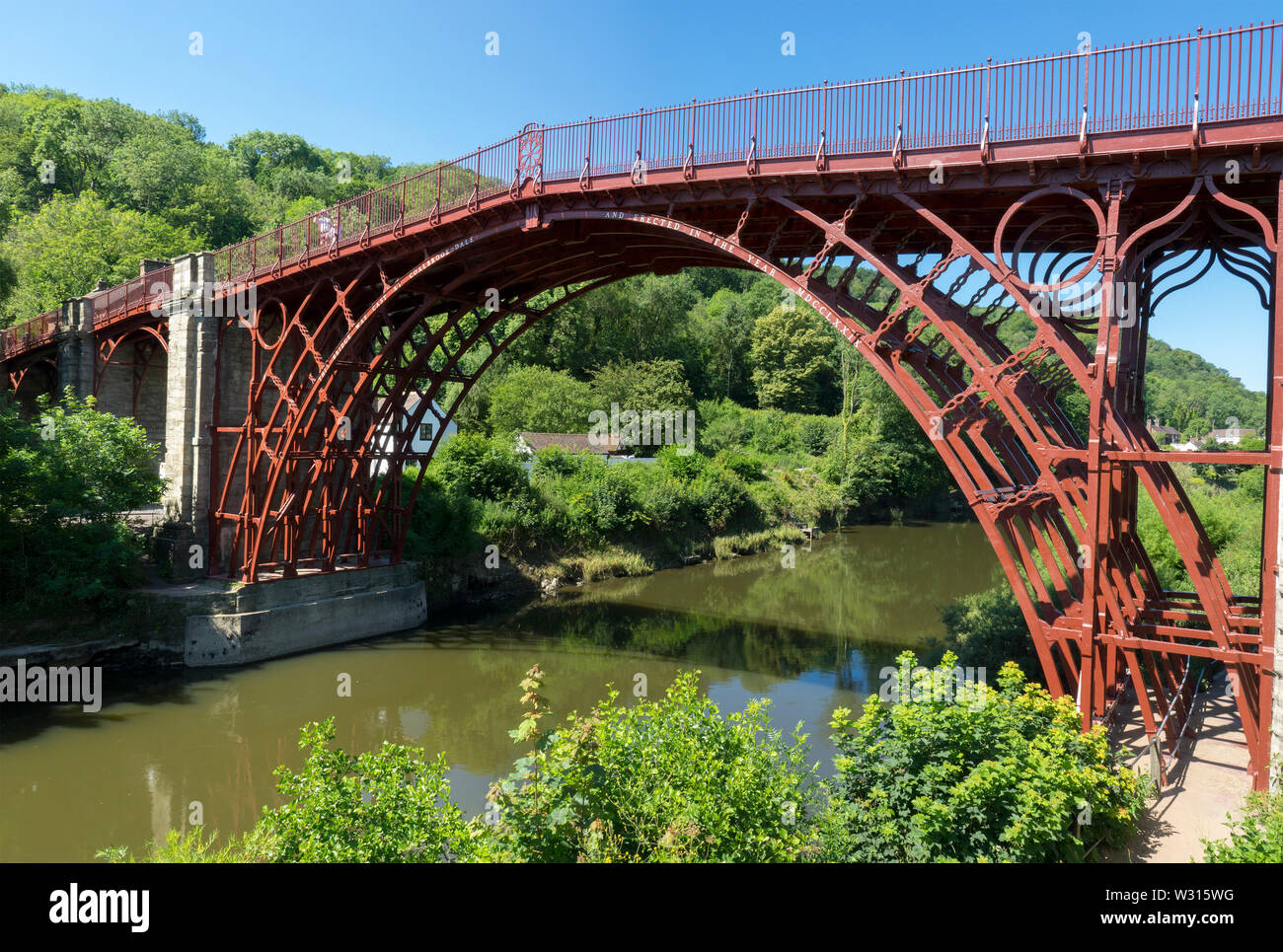 Le pont de fer après rénovation Banque D'Images