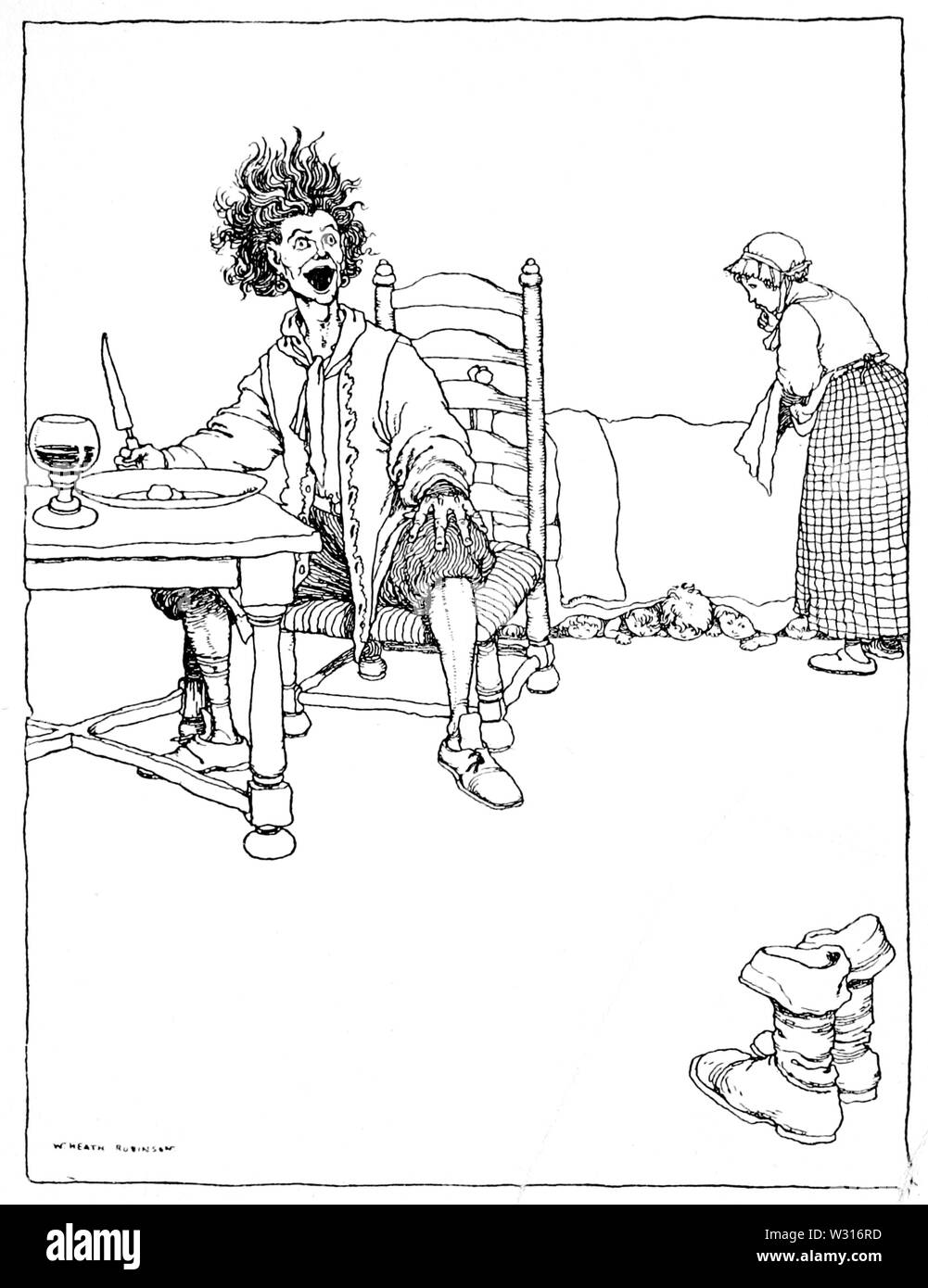Page 043 de l'ancien temps stories (Perrault, Robinson) Banque D'Images