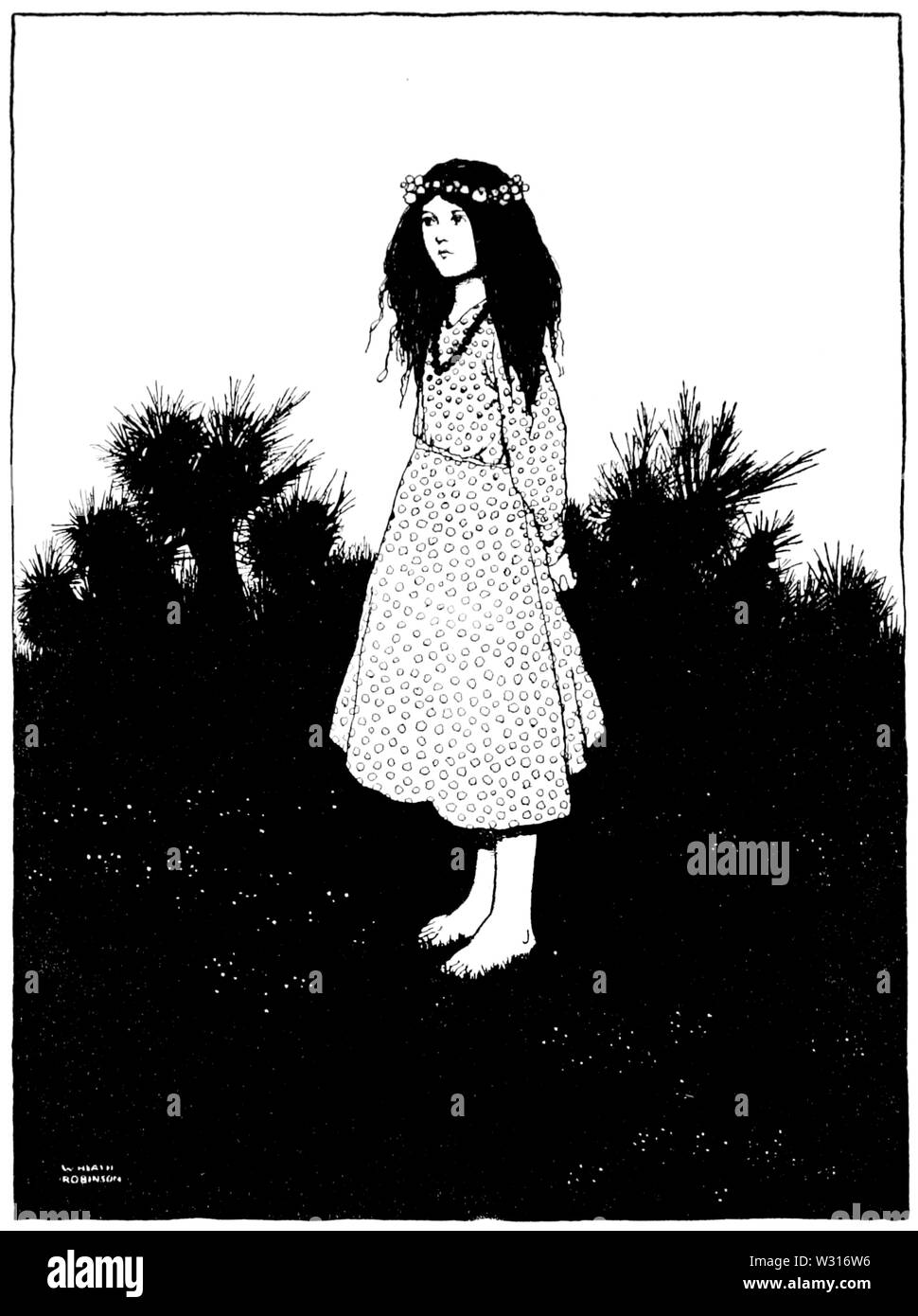 Page 074 de l'illustration, l'eau les bébés Banque D'Images