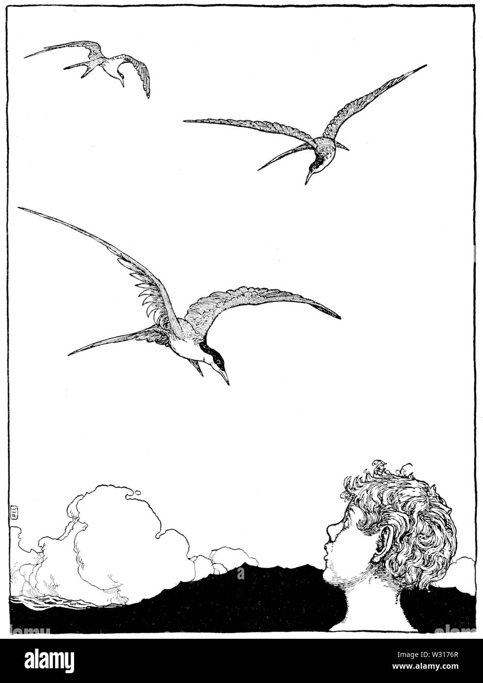 Page 125 l'illustration, l'eau les bébés Banque D'Images